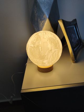 Lampara led 3d personalizable regalo navidad