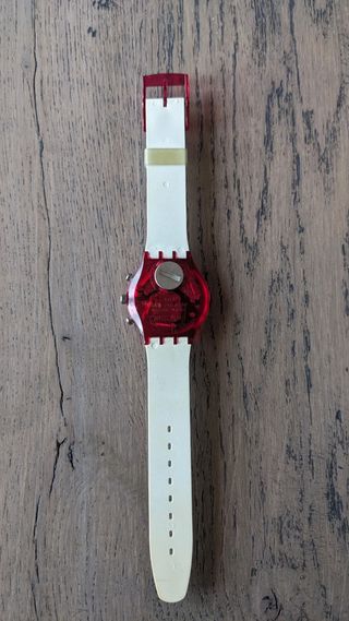 Swatch Chrono SCR 100 Navy Berry