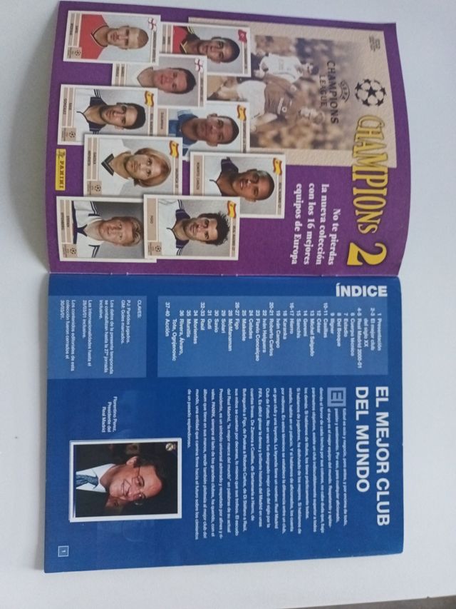 ALBUM REAL MADRID 2000-2001