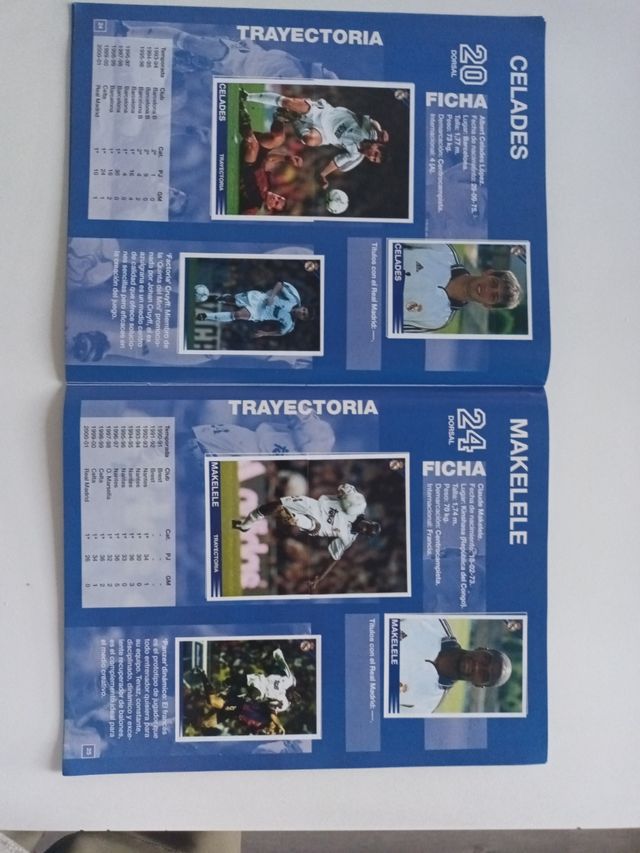 ALBUM REAL MADRID 2000-2001