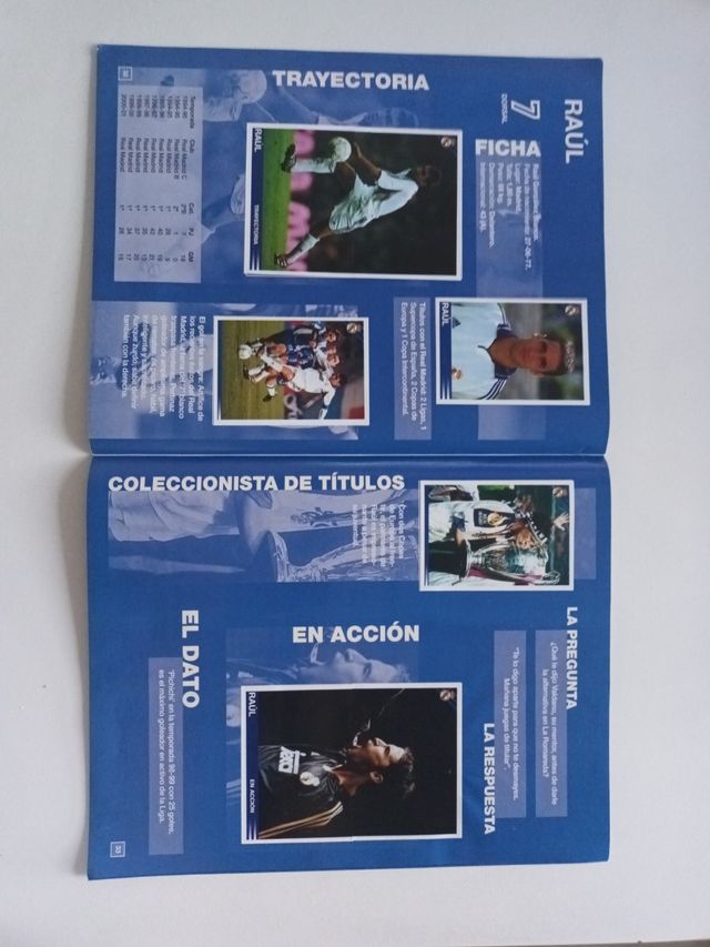 ALBUM REAL MADRID 2000-2001