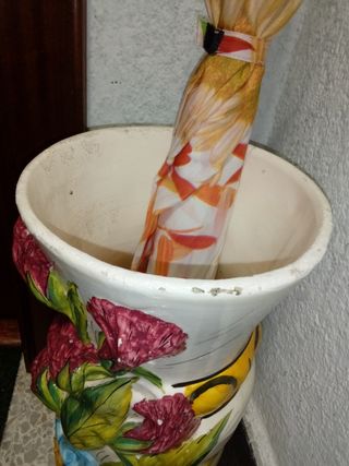 Paragüero cerámica