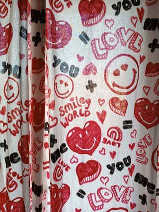 Lote 2 cortinas habitación juvenil