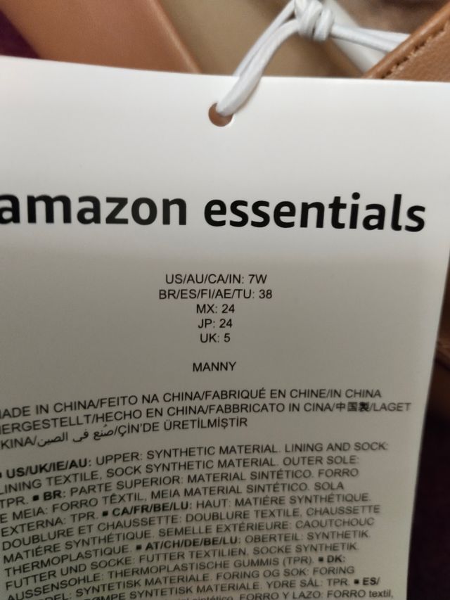 Mocasín plano mujer talla 38