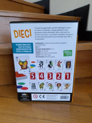 Dieci gioco da tavolo NUOVO
