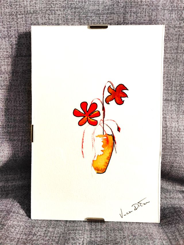 Serie Indoor, 3 Quadretti Pianta, Fiore e Foresta