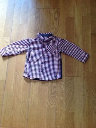 Lote 2 Camisas niño vestir. Talla 86