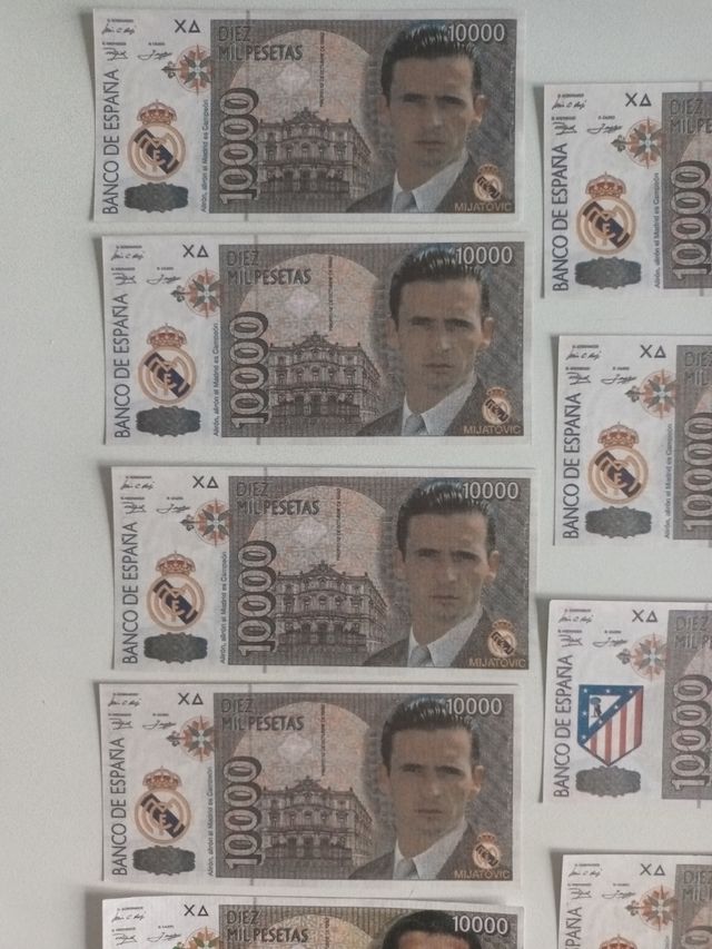 BILLETES JUGADORES FUTBOL