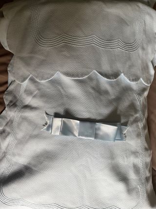 Conjunto saco y colcha pique capazo y silla