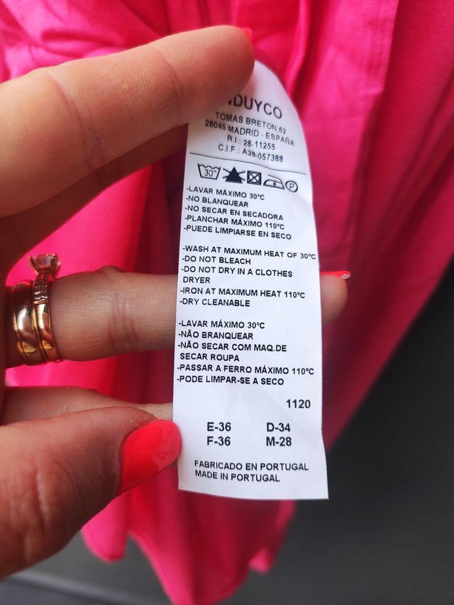 Vestido novo Tintoretto 36