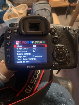 Cámara reflex Canon Eos 7D