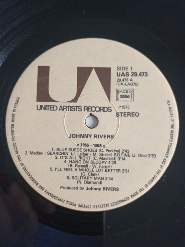 LP JOHNNY RIVERS