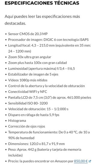 Canon powershot sx540 hs