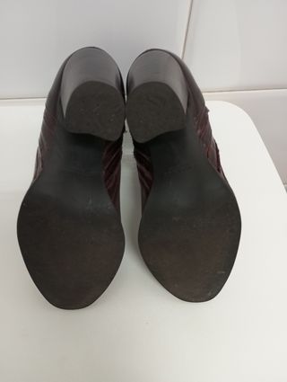 Botines cuero  zara