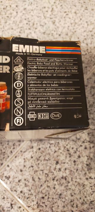 Aquecedor de comida e biberão Emide