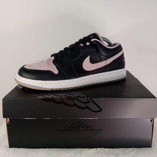Jordan 1 low negras y rosas