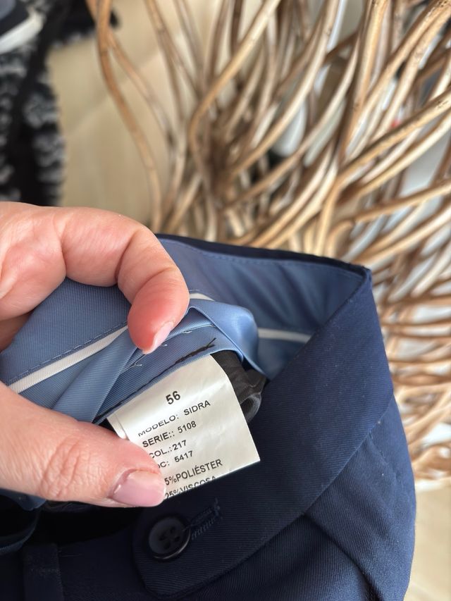 Pantalon de traje talla 56