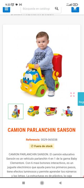 Camión parlanchín Sansón multiusos