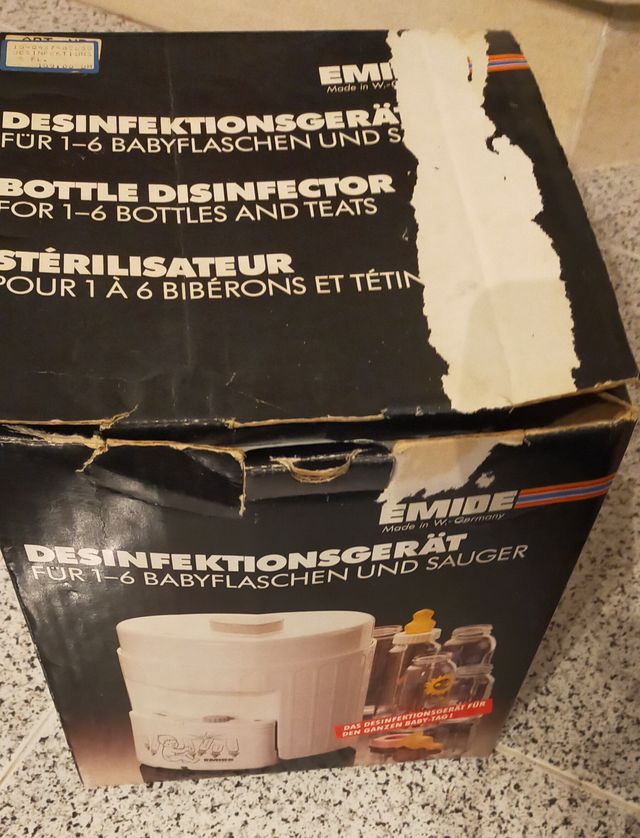 Esterilizador para 1 a 6 biberões mais 2 biberões