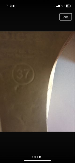 Zapato tacón topolino beige