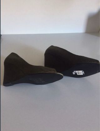 Zapato tacón topolino verde