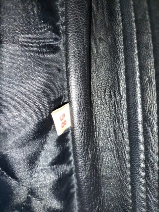 Chaqueta bomber de piel vintage 