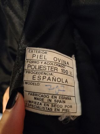 Chaqueta bomber de piel vintage 