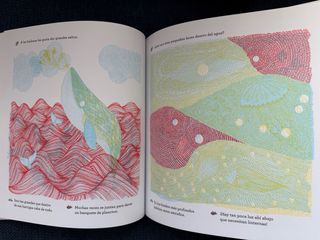 ¿Qué se esconde dentro del mar?  Libro con lupas