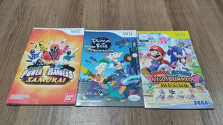 Videojuegos Wii y manuales