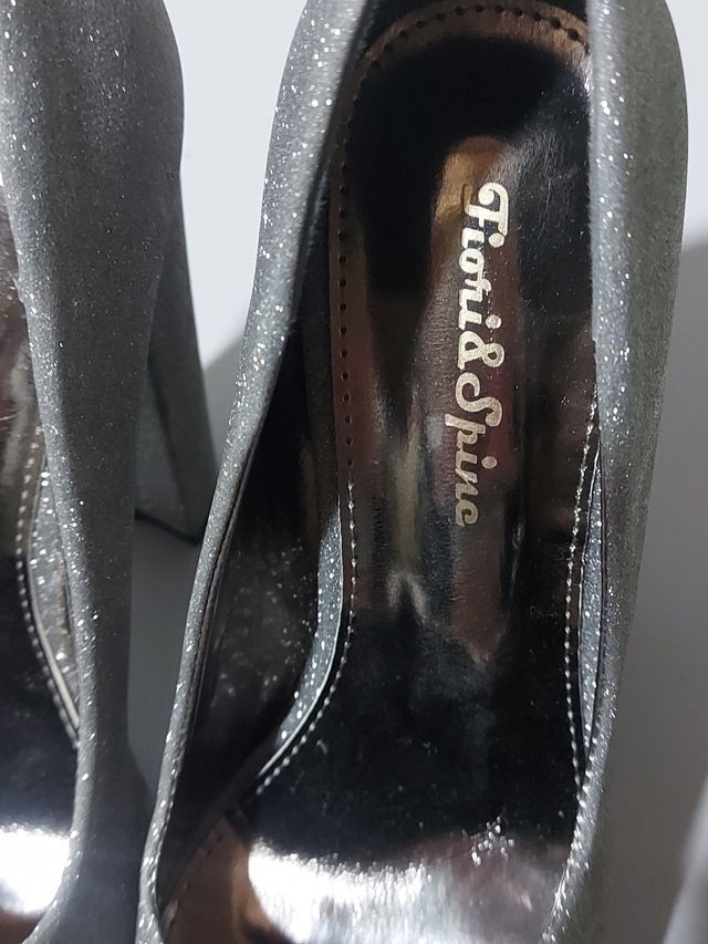 scarpe con donna tacco con plateau misura 35