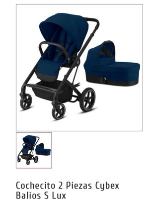 Carrito bebe Cybex balios S lux 2 piezas