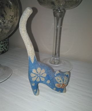 anillero artesanal joyero anillos gato hecho mano