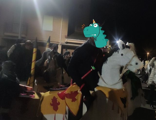 Disfraz grupal y carroza