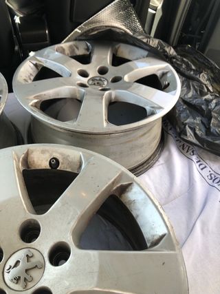3 llantas 17 peugeot 607 , 407