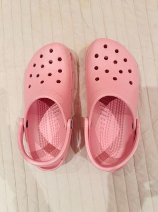 crocs zapatos mujer rosa talla 38 enfermera
