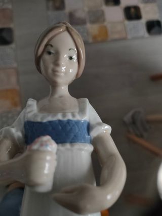 Figura porcelana estilo Lladró