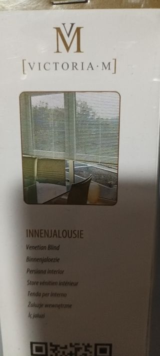 PERSIANA VENECIANA ALUMINIO COLOR PLATA