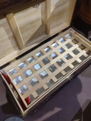 Cassapanca baule in legno cinese