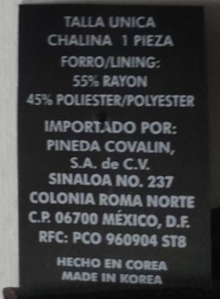 Chalina de seda  NUEVA Pineda Covalin
