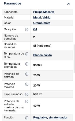 SET 2x Luz mueble de cocina CUCINA SESAME