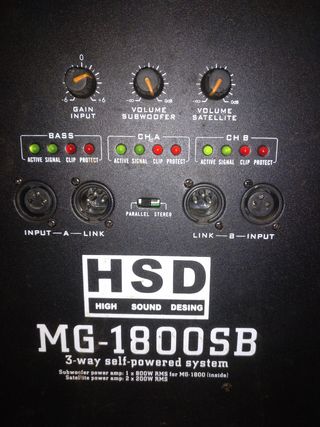 SUBGRAVES HSD MG-1800 SB
