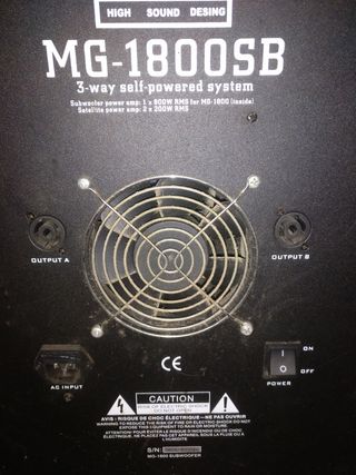 SUBGRAVES HSD MG-1800 SB