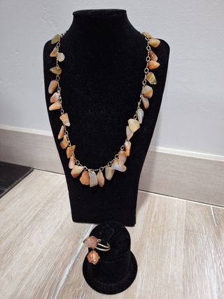 Conjunto collar y sortija