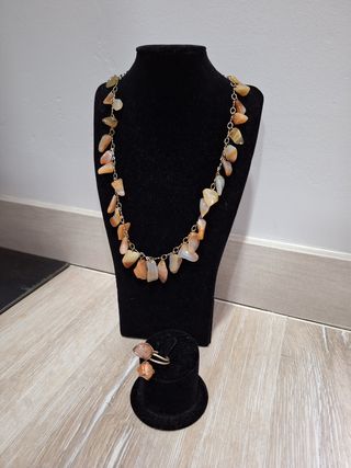 Conjunto collar y sortija