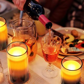 3PZ CANDELE TREMOLANTI A COLONNA A LED TREMOLANTI