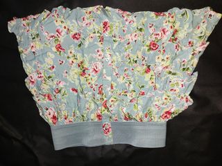 Falda volantes de flores