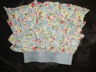 Falda volantes de flores