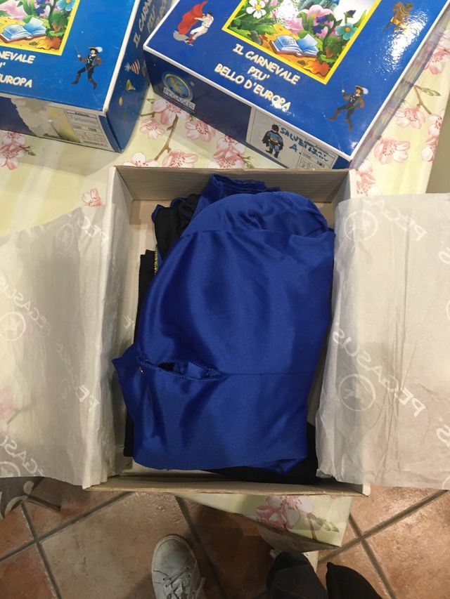 costume di carnevale di bat man