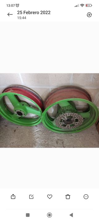 Llantas Kawasaki 750 zxr y pinzas freno delanteras