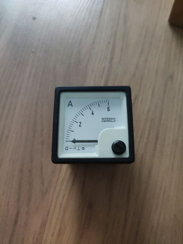 Amperimetro analogico panel